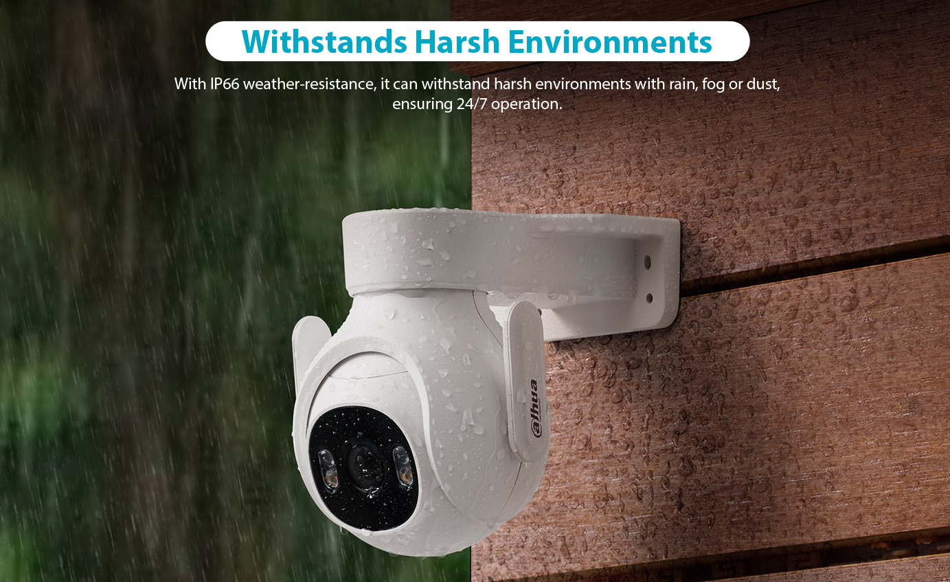 5MP Outdoor Fixed-focal Wi-Fi Pan & Tilt Network Camera | P5B-PV